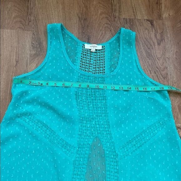 Umgee Green Sheer Tank - Picture 10 of 11